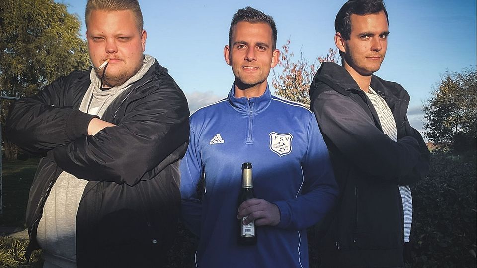 Die "Drei Sportlichen Vier": Chappy, Nico & Tom (v.l.n.r.)