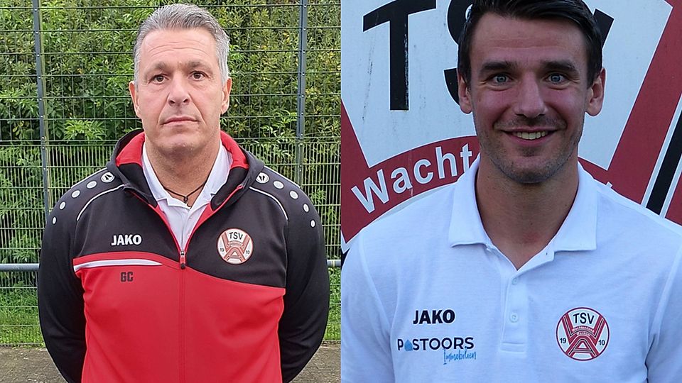 Guido Contrinos (links) Vertrag beim TSV Wachtendonk-Wankum wird nicht verlängert, Markus Müller beerbt ihn.