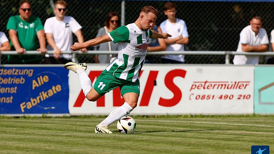 Fabian Schnabel war für den SV Schalding-Heining der Matchwinner 