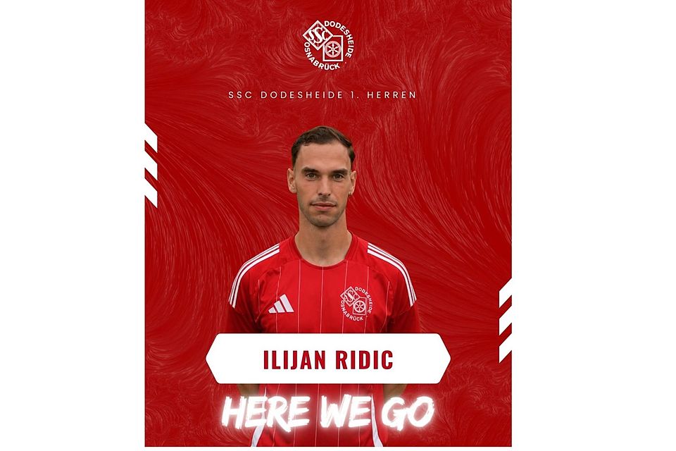 Ilijan Ridic wechselt zurück zum SSC Dodesheide Ilijan Ridic wechselt zurück zum SSC Dodesheide