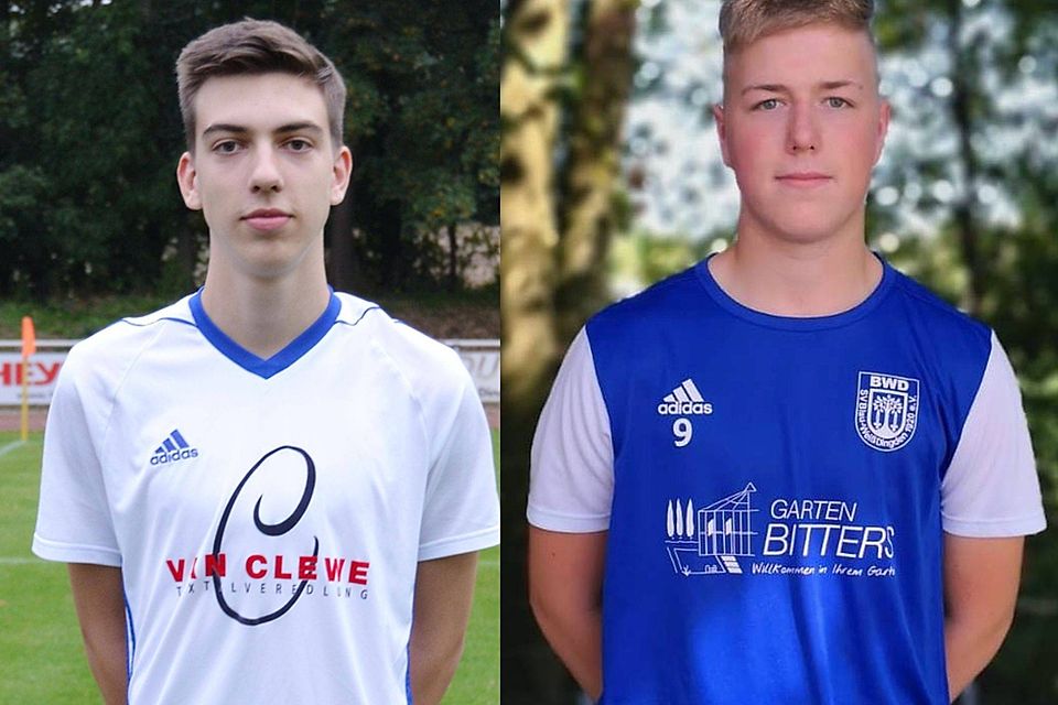Michael Haan (l.) und Julian Schröer haben die FuPa-FIFA-Liga präsentiert von ELTEN Sicherheitsschuhe für Junioren für die JSG Dingden/Lankern gewonnen. Michael Haan (l.) und Julian Schröer haben die FuPa-FIFA-Liga präsentiert von ELTEN Sicherheitsschuhe für Junioren für die JSG Dingden/Lankern gewonnen.