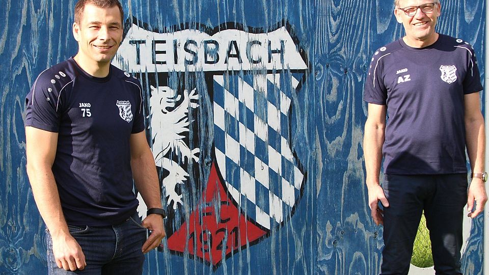 Neu-Coach Andreas Harlander mit Abteilungsleiter Adam Zahn.
