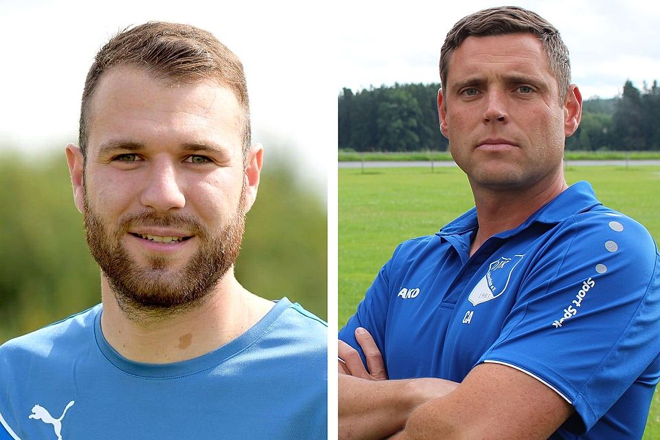 Oktay Türksever (l.) übergibt bei der DJK Weihern-Stein das Traineramt an Christian Adler.