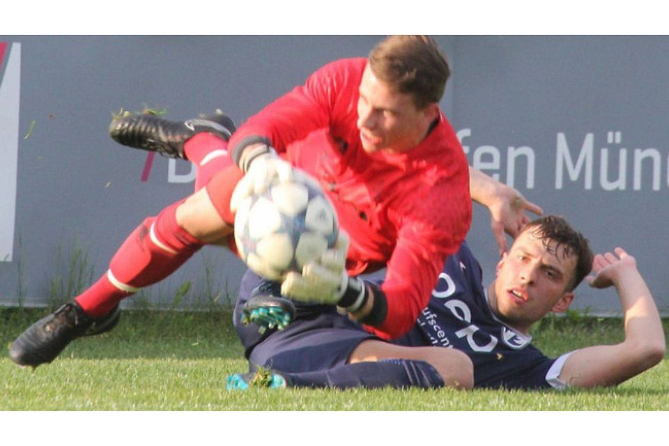 Eine zentrale Rolle wird im Rückspiel bei den heimstarken Münchnern TSV-Keeper Dennis Pöllner spielen.  Norbert Habschied