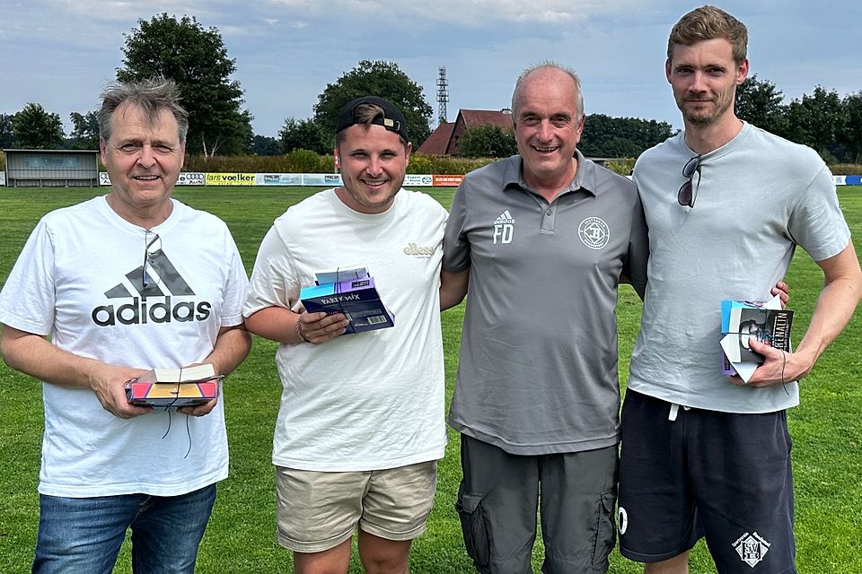 Oliver Schwarzer, Philipp Schlegel, Frank Dohnke und Paul Döring (v. l.)