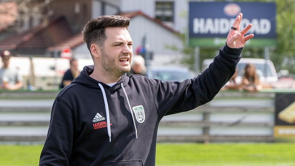 Engagiert zu Werke  ging Florian Brachtel in den wenigen Wochen beim TuS Holzkirchen.