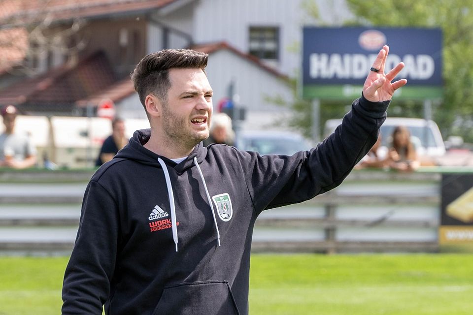 Engagiert zu Werke  ging Florian Brachtel in den wenigen Wochen beim TuS Holzkirchen.