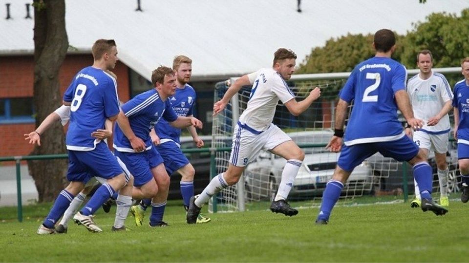 Der MTV Hammah III unterlag im Derby dem TSV Großenwörden II mit 0:1.(F: Meybohm)