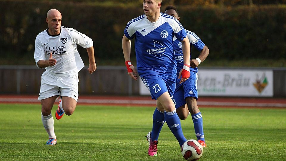 Raphael Klein traf doppelt für den SV Waldkirch | Foto: Daniel Fleig