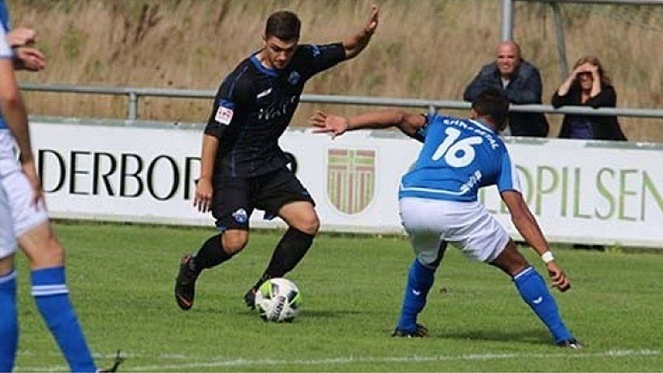 Soll vorne wirbeln: Sergio Gucciardo ist gegen Hamm ein Kandidat für das Sturmzentrum in der U21 des SC Paderborn 07. F: Heinemann