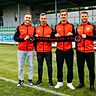 Pfaffenhofens Neuzugänge mit höherklassiger Erfahrung (v.l.n.r.): Patrick Nirschl (FC Unterföhring), Bastian Fischer (FC Unterföhring), Tobias Killer (SV Donaustauf), Maximilian Siebald (FC Unterföhring).