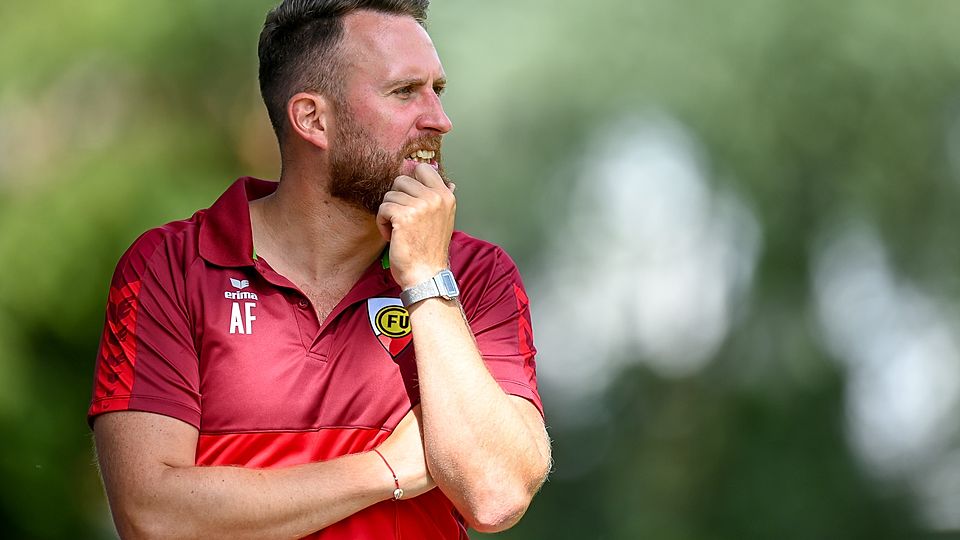 „Wir lassen uns von einzelnen Aktionen zu schnell aus dem Tritt bringen“, sagt FCU-Trainer Andreas Faber mit Blick auf die eher mittelprächtige Auswärtsbilanz