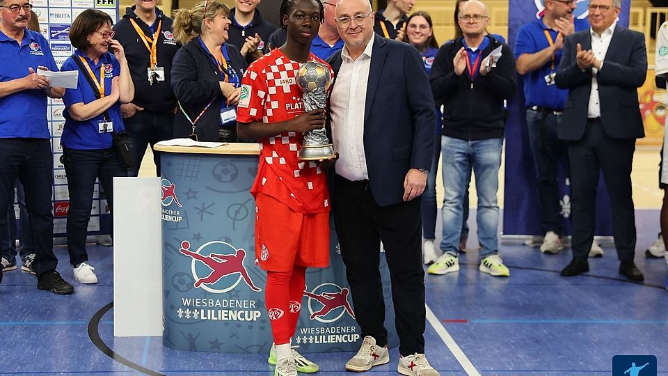 Wurde bei der letzten Auflage zum Spieler des Turnier ausgezeichnet: Jay Debrah vom FSV Mainz 05.