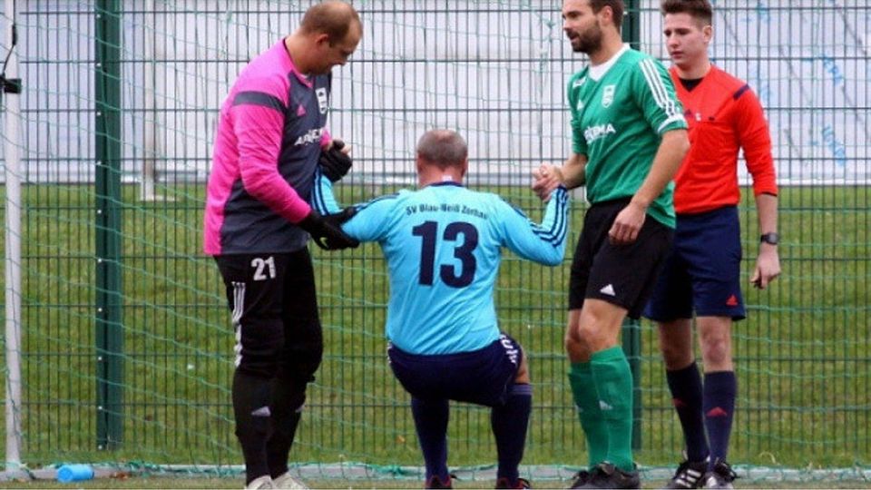Der Reserve des SV Blau-Weiß Zorbau wird im Winter unter die Arme gegriffen. F: Schulze