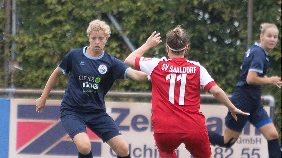 Brachte die Gilchingerinnen zurück ins Spiel: Sophie Junghans (l.) traf zum 1:1-Ausgleich, am Ende gewann der TSV 3:2.