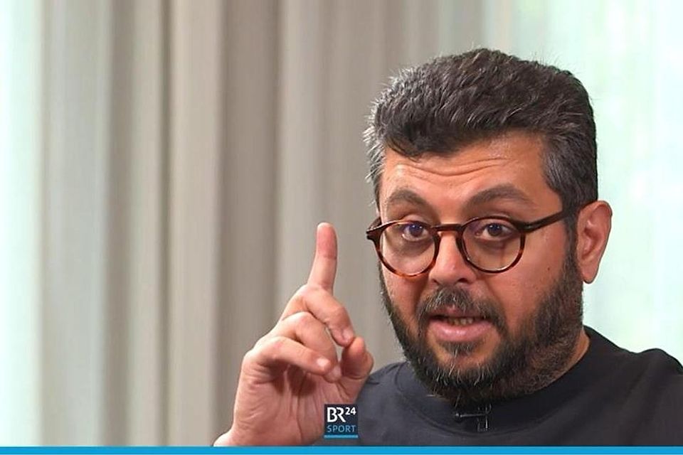 Ausnahmsweise mal ohne Zigarre: Der umtriebige 1860-Investor Hasan Ismaik im BR-Interview.