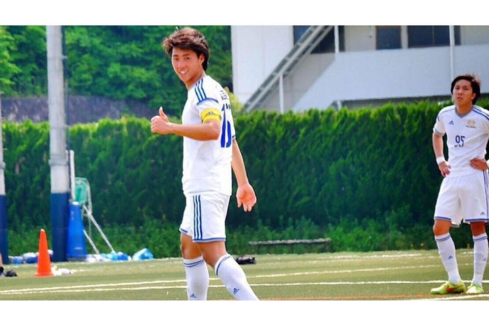 Daumen hoch für eine erfolgreiche Saison: Tarforsts Ryuji Iwakiri. Foto: Privat