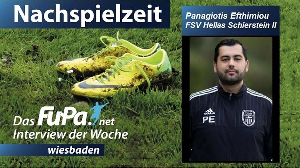 In dieser Woche bei "Nachspielzeit": Panagiotis Efthimiou vom FSV Hellas Schierstein II. F: FuPa/Leichtfuß