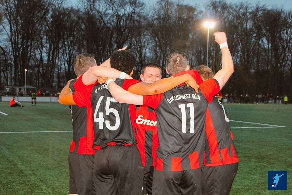 Würde – Stand heute – als Tabellenzweiter in die Landesliga zurückkehre: Die DJK Südwest Köln aus der Bezirksliga 1.
