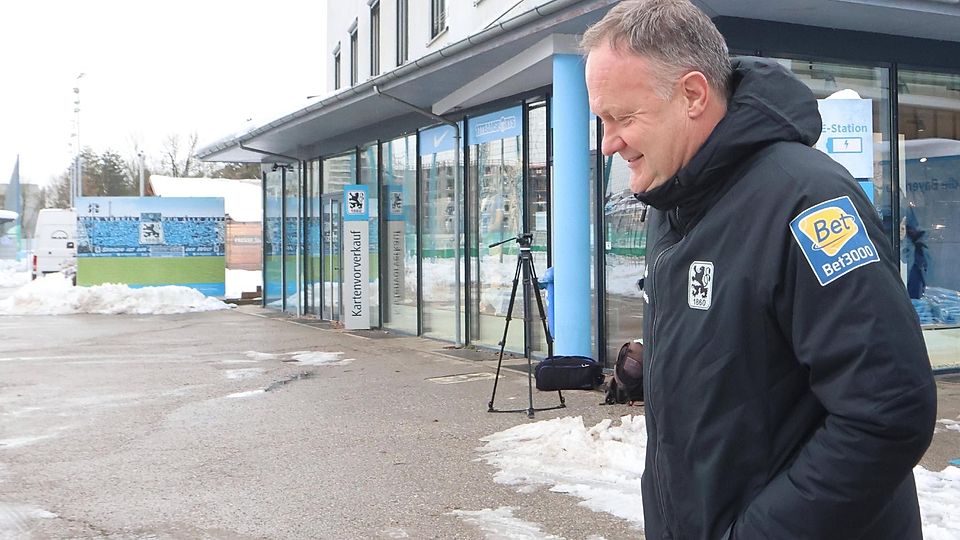 Frank Schmöller, Interimstrainer der Profi-Mannschaft, wechselte 2019 vom SV Pullach zum TSV 1860 München.