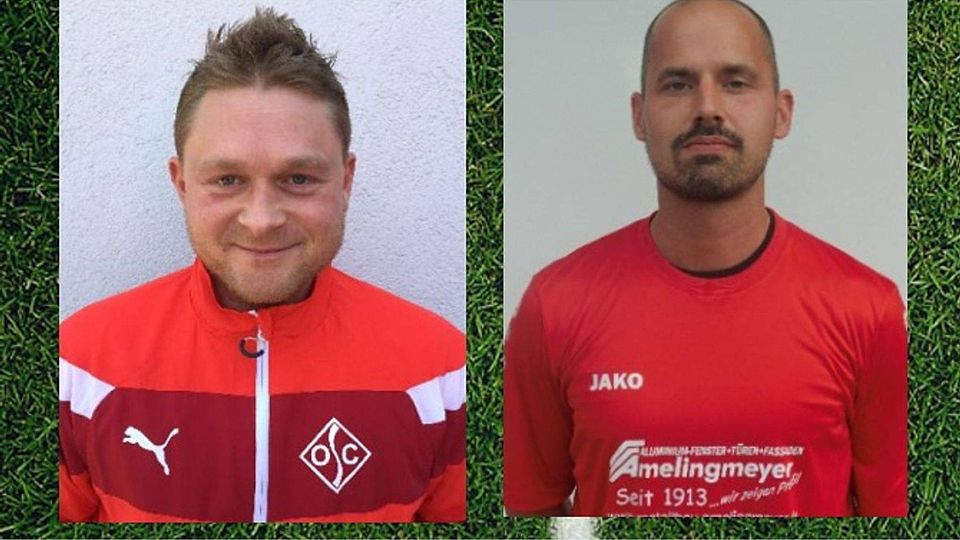 Tim Stein (links) vom OSC und Andre Barz vom SV Atter waren am Samstag die umjubelten Torschützen ihrer Teams.