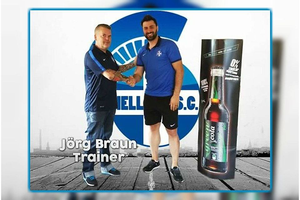 Zusammen im neu gegründeten Verein: Trainer Jörg Braun (li.) und Ilias Rantzoglou. F: privat