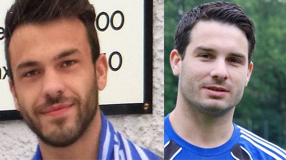 Stürmer Martin Held (links) wechselt vom SC Olching zu Bruder Peter Held (rechts) zum SV Sulzemoos Foto: Hans Kürzl