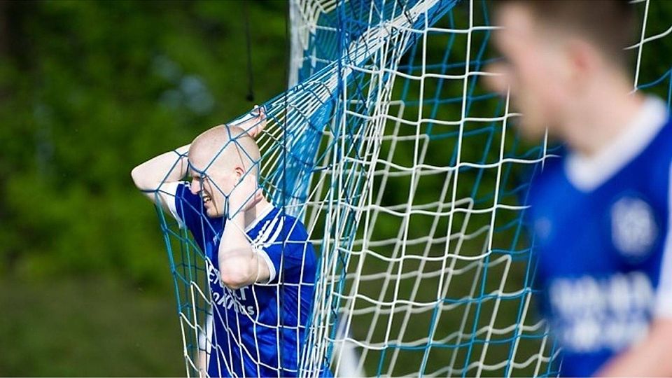 "Eigentlich wollten wir den Aufstiegskampf klar machen": Raffael Kobrowski und sein TV 48 sind nach dem 0:0 gegen Verfolger SG 83 enttäuscht. F: Zink