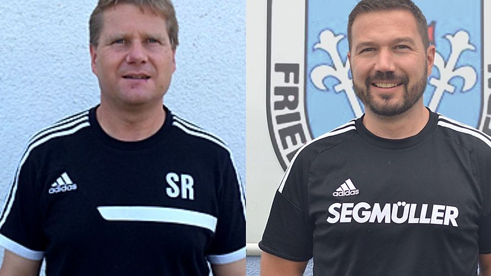 Der neue Friedberger Abteilungsleiter Stefan Reisinger (links) hat die Zusammenarbeit mit Coach Markus Specht (rechts) beendet.