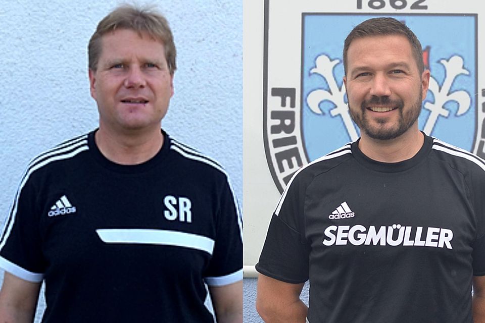 Der neue Friedberger Abteilungsleiter Stefan Reisinger (links) hat die Zusammenarbeit mit Coach Markus Specht (rechts) beendet.