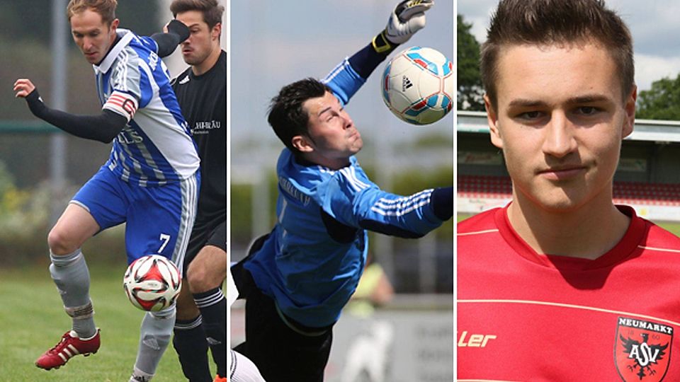 Eberhardt, Ockert und Olschewski - drei der elf neuen Gesichter beim TSV Kornburg. F: Zink & Müller