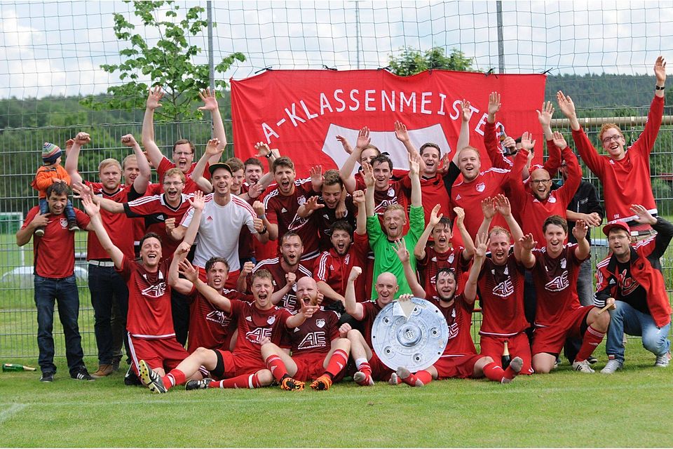 Der SC Polsingen schoss sich zum A-Klasse-West-Meistertitel und somit in die Kreisklasse. (Foto: Kowal)