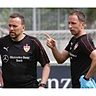 Neues Trainerduo beim VfB Stuttgart II: Chefcoach Paco Vaz (li.), Assistent Tobias Rathgeb.