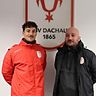 Von links Co-Trainer und sportlicher Leiter Maximilian „Mäx“Mayer, Cheftrainer Gökhan San.