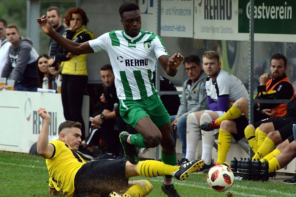 Durchsetzungsstark und kaum zu stoppen: Dickson Abiama ist ein Glücksgriff für Eltersdorf. Durchsetzungsstark und kaum zu stoppen: Dickson Abiama ist ein Glücksgriff für Eltersdorf.