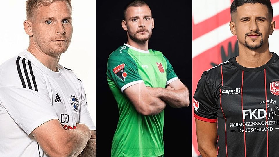 Kevin Weggen (links), Bleron Berisha (Mitte) und Ilias Anan (rechs).