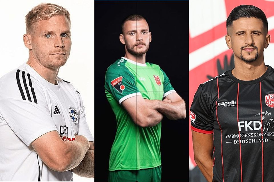 Kevin Weggen (links), Bleron Berisha (Mitte) und Ilias Anan (rechs).