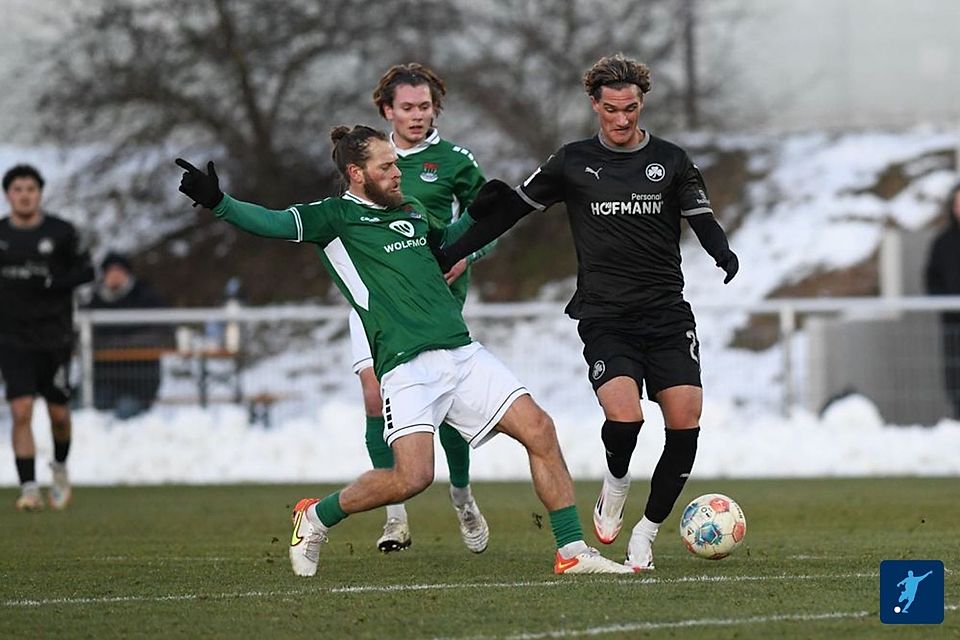Für Kristian Böhnlein (vorne links) und die Schweinfurter wird es aller Voraussicht nach einem Jahr in der 3. Liga wieder zurück in die Regionalliga gehen.