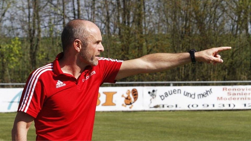 Bleibt dem FC Kalchreuth erhalten: Trainer Wolfgang Lutz. F: Eduard Weigert
