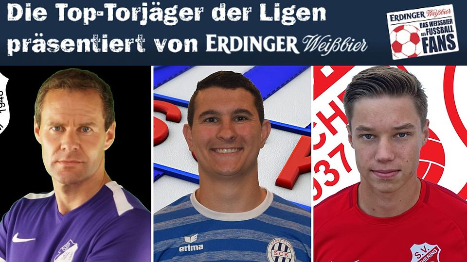 Tobias Bauer (l.), Thomas Hadler (m.) und Philip Delanowski erzielten jeweils zwei Tore für ihre Farben am ersten Spieltag.