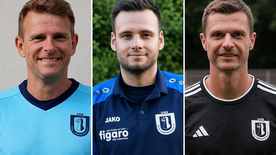Riccardo Aust (links) erhält im Trainerteam Unterstützung von Johannes Liebmann (mittig) und Mike Gottschalk (rechts).
