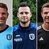 Riccardo Aust (links) erhält im Trainerteam Unterstützung von Johannes Liebmann (mittig) und Mike Gottschalk (rechts).
