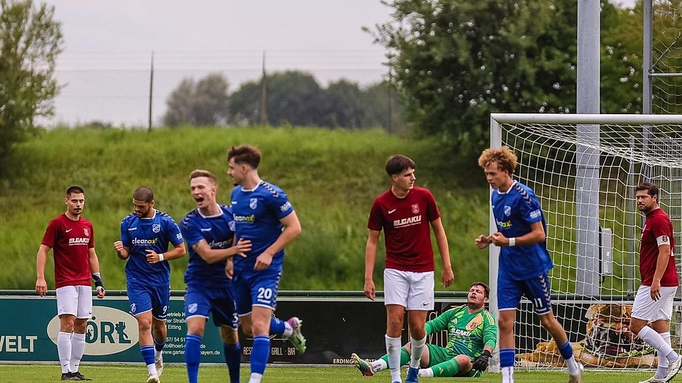Unterschiedliche Reaktionen nach dem Geislinger 1:0.