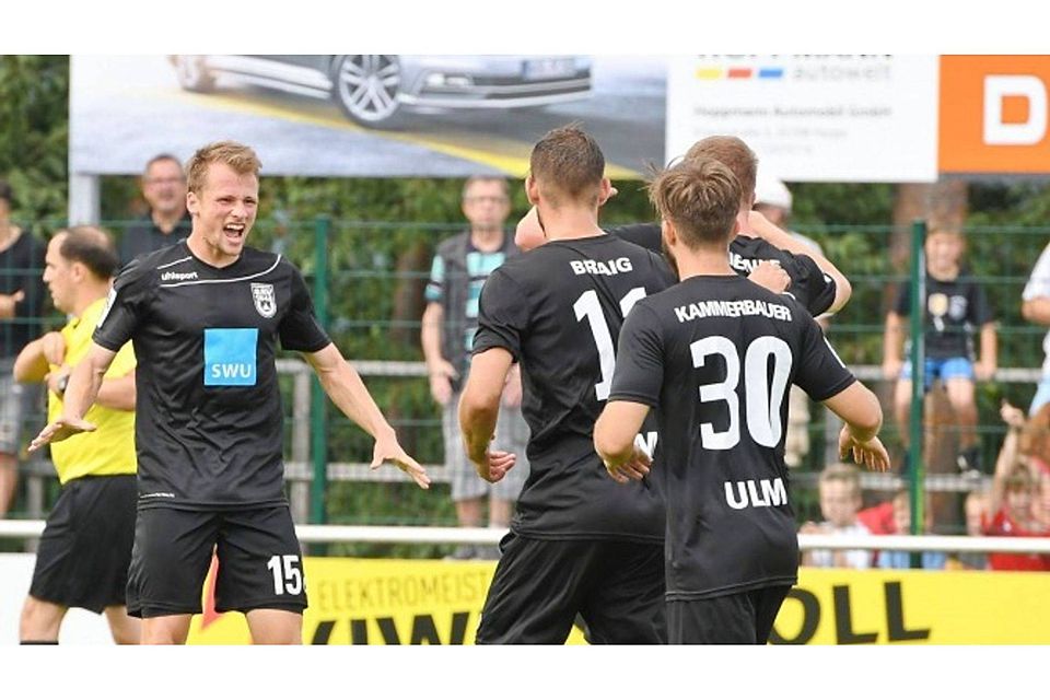 Fussball, Regionalliga Suedwest, TSV Steinbach gegen SSV Ulm 1846. Eibner-Pressefoto