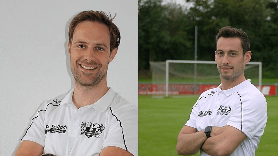 Trainer Martin Schmid (links im Bild) geht in seine 2. Saison beim FV Bad Schussenried. Jan Dehmel beendet seine aktive Karriere. 