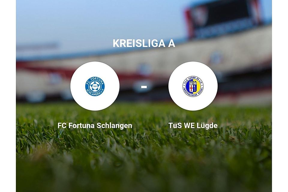 FC Fortuna Schlangen gegen TuS WE Lügde