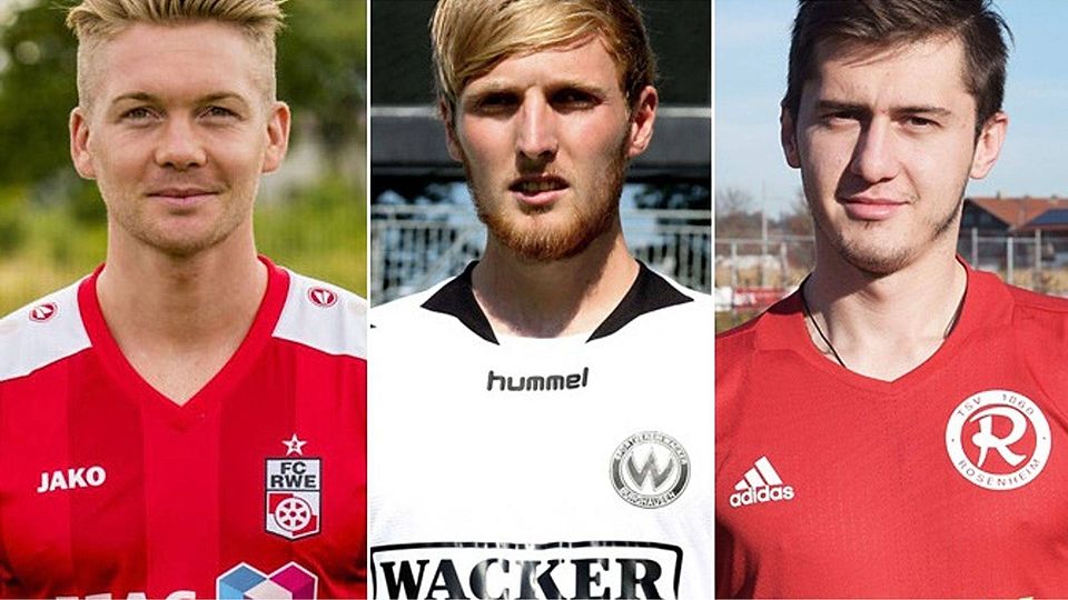 Verstärken zur neuen Saison den SV Türkgücü-Ataspor München (von li. nach re.): Pablo Pigl, Christoph Rech und Josip Tomic. F.:Montage FuPa