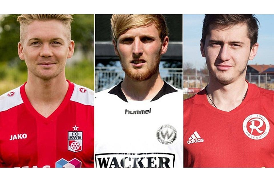 Verstärken zur neuen Saison den SV Türkgücü-Ataspor München (von li. nach re.): Pablo Pigl, Christoph Rech und Josip Tomic. F.:Montage FuPa