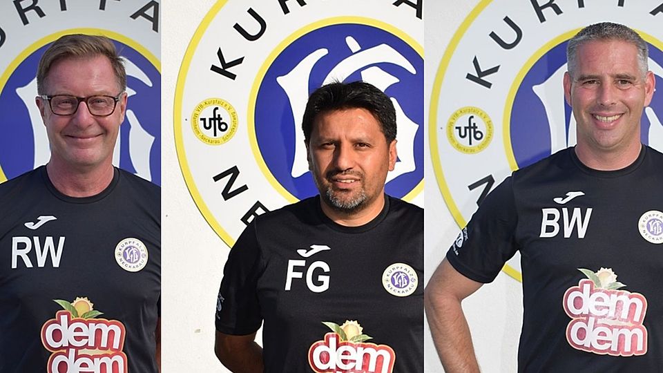 Richard Weber (l.) Feytullah Genc (m.) und Bernd Wiegand verlassen den VfL Neckarau.