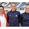 Zusage für eine weitere Saison: Maria Reisinger, Lisa-Marie Weiss und Sarah Schulte (v.l.). Foto: Mentrup